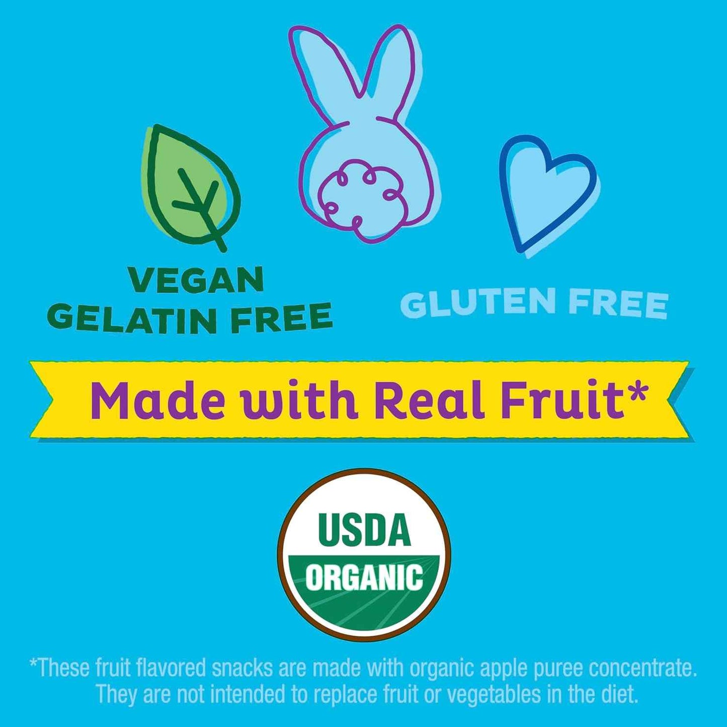Annie's Organic Fruit Peel-A-Parts — Easter Basket Snack for Kids, Vegan Variety 12 Pack