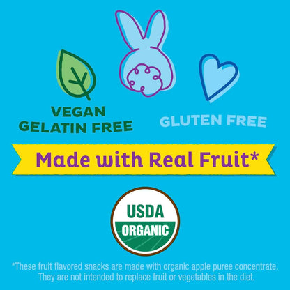 Annie's Organic Fruit Peel-A-Parts — Easter Basket Snack for Kids, Vegan Variety 12 Pack