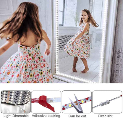 LuminGlow Vanity Mirror Light Kit – Thoughtful Birthday Gift for Her, Dimmable Hollywood Style Glow