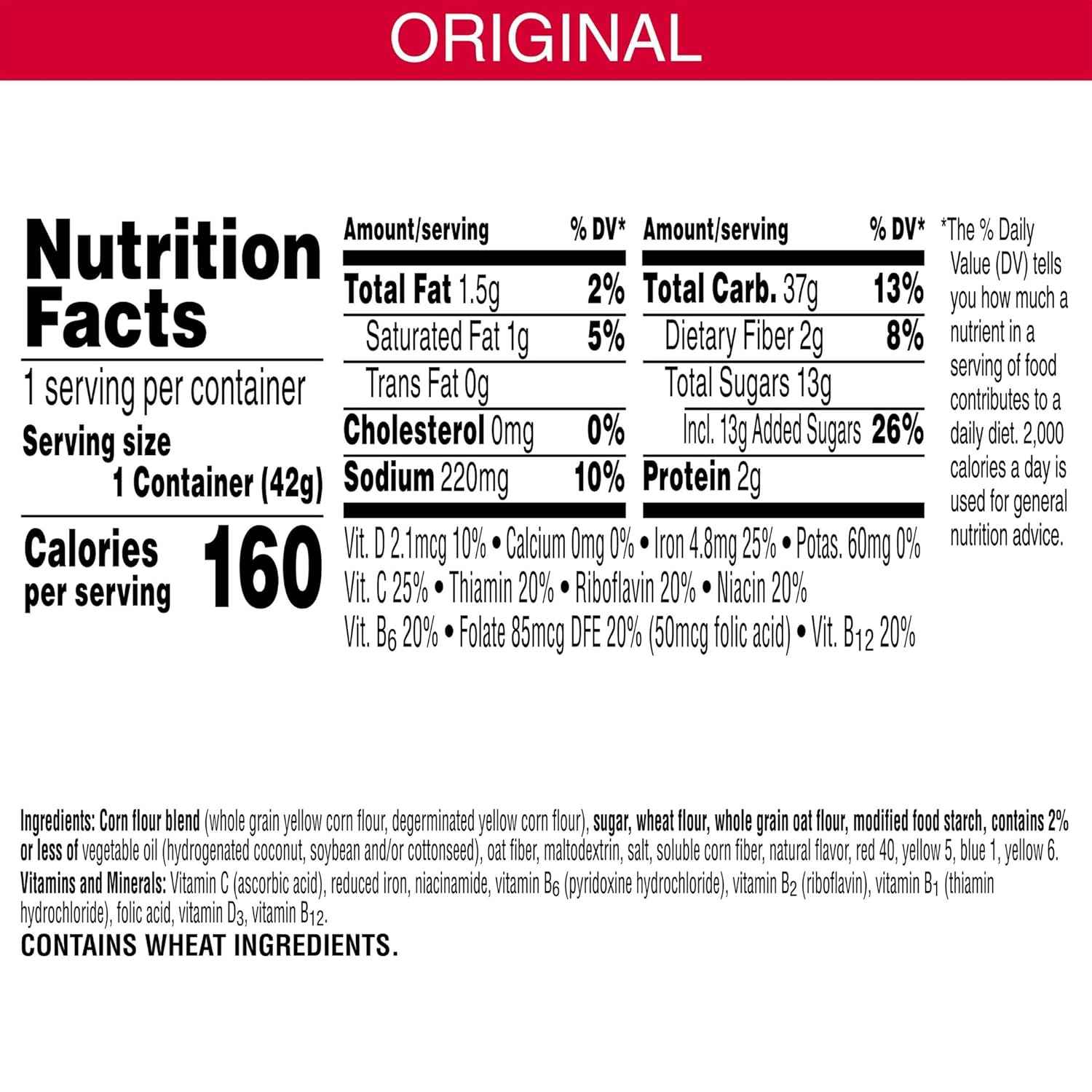 Kellogg's Froot Loops Cereal Cups – Lunchbox Snack for Kids, 12 Single-Serve 1.5oz Cups