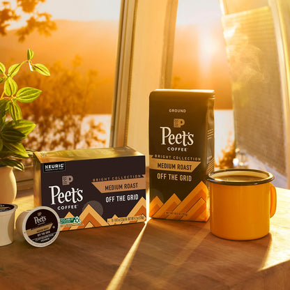 Peet's Coffee Off the Grid Medium Roast Ground Coffee – Premium Housewarming Gift for Coffee Lovers