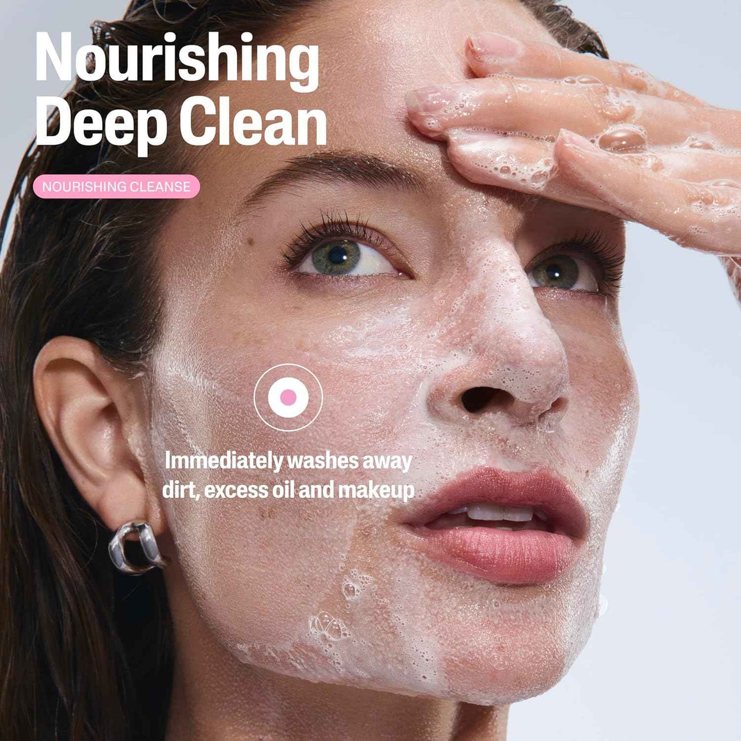 Cetaphil Nourishing Oil to Foam Facial Cleanser for Sensitive Skin – Calming Self-Care Ritual for Normal to Dry Skin, 8 fl oz