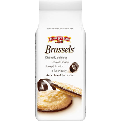 Pepperidge Farm Brussels Dark Chocolate Cookies – Hand-Crafted Artisan Treat for the Curated Coffee Bar, Premium Everyday Indulgence