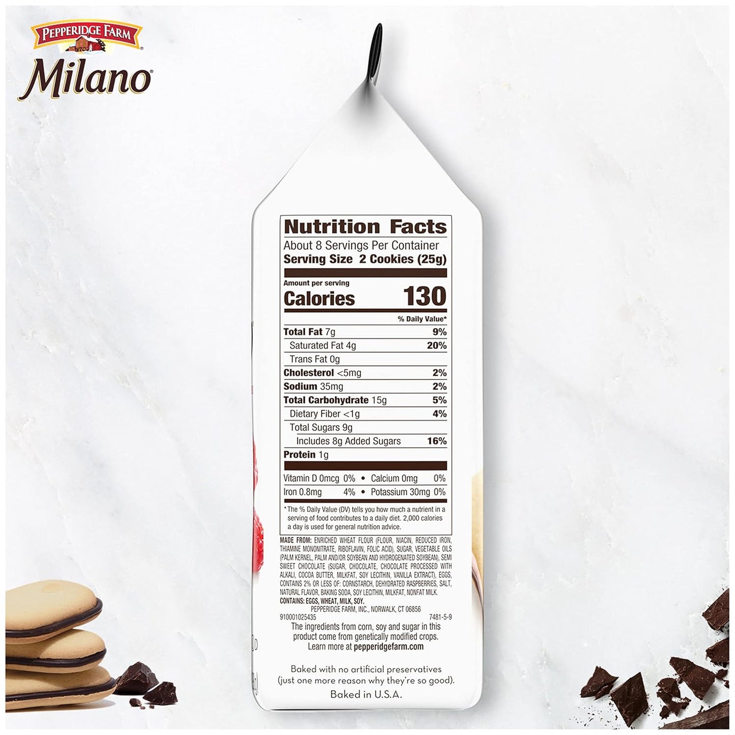 Pepperidge Farm Milano Cookies – Charming Addition to Coffee Bar Styling and Living Room Entertaining, 3-Pack Bundle