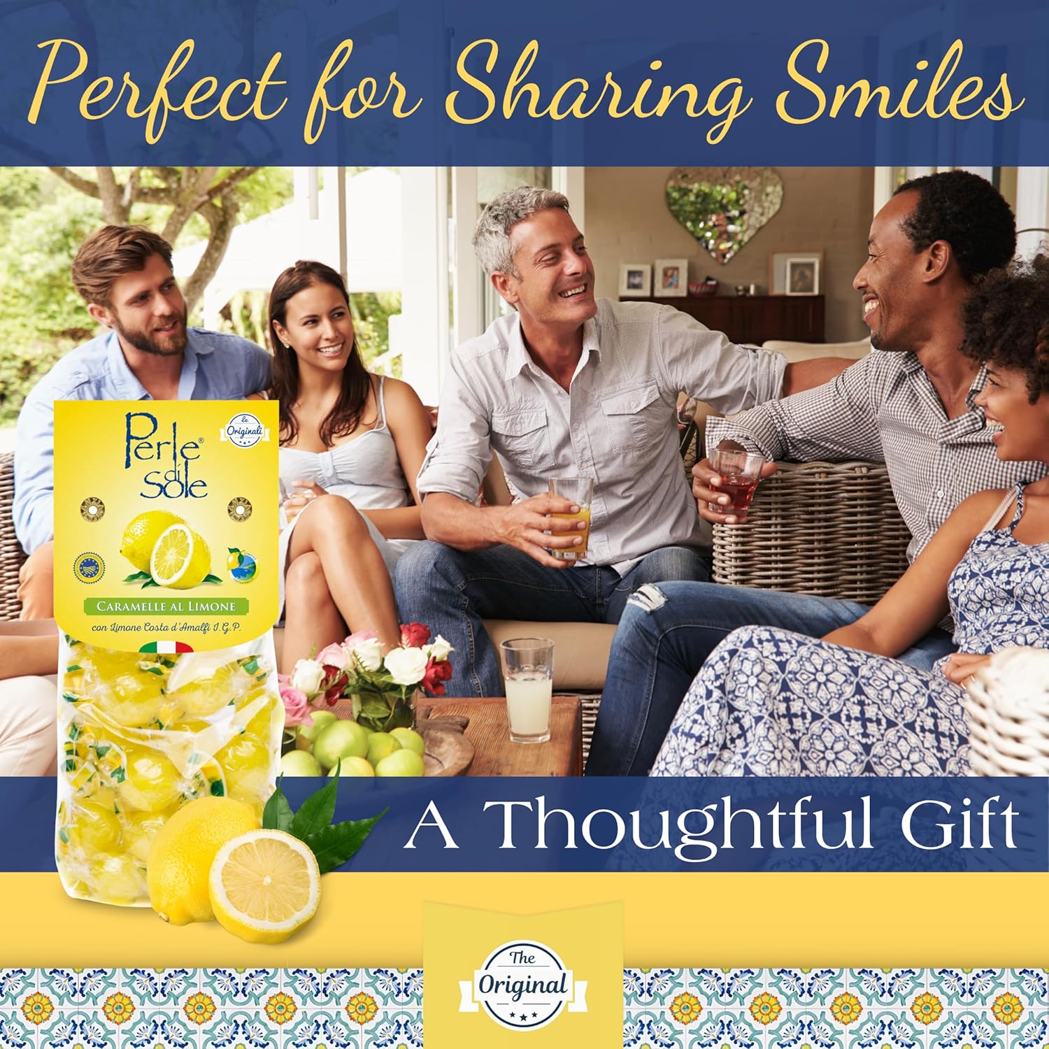 Perle di Sole Amalfi Coast P.G.I. Lemon Drops – Imported Gourmet Candy for the Curated Pantry