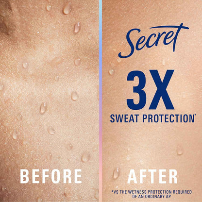 Secret Clinical Strength 100HR Deodorant – Premium Hyaluronic Acid Antiperspirant for Refined Skin Care
