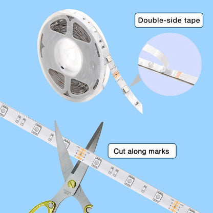 phopollo 24V Low Voltage LED Strip Lights – Cool to Touch, Flameless Ambient Lighting Safe Around Kids and Pets in Any Room