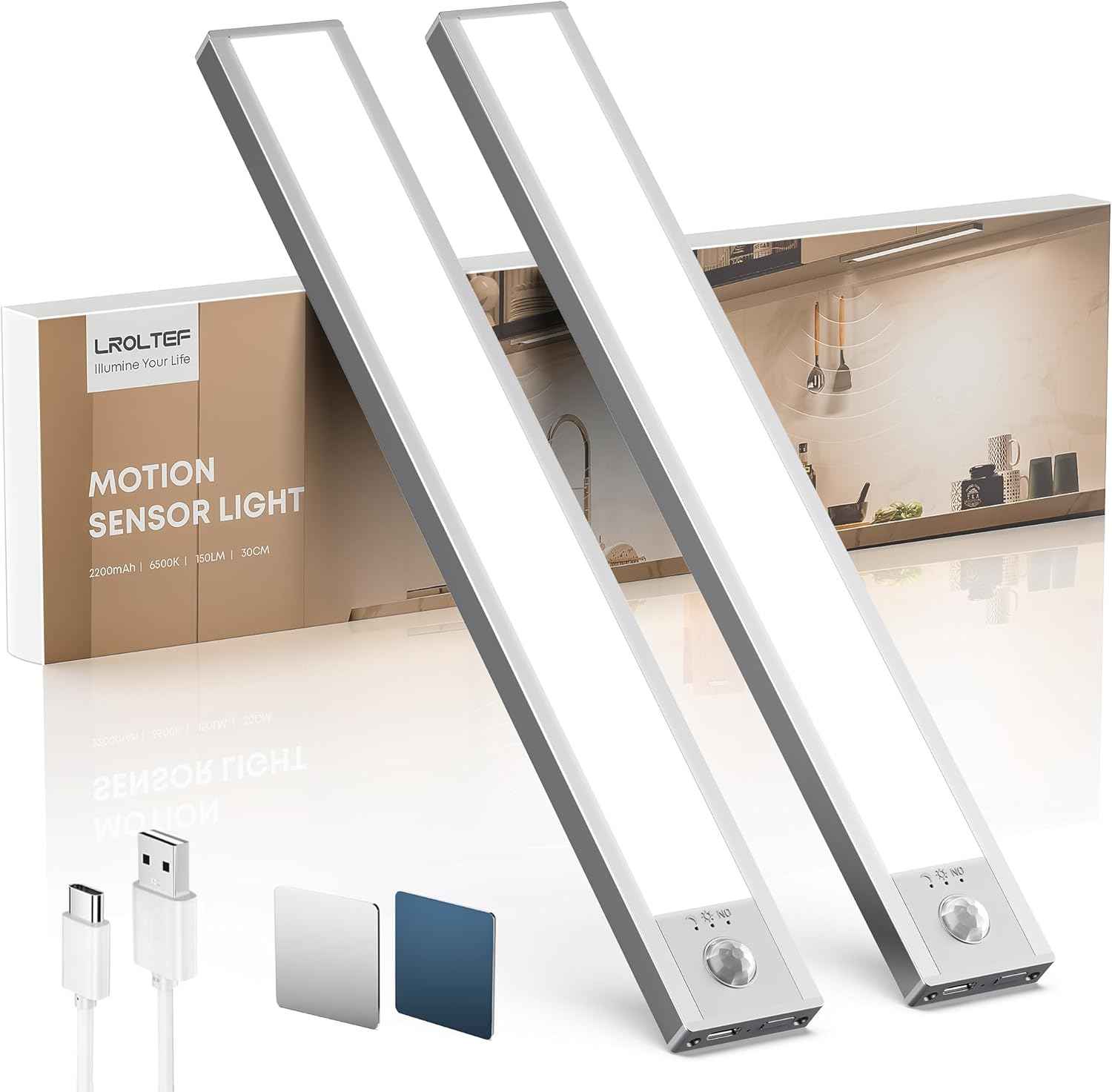 [Brand Name] Wireless Motion Light – Clean Under Cabinet Lighting for Clutter-Free Kitchens and Closets