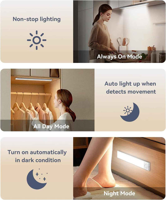 LuminTrail Dimmable LED Bar – Warm Ambient Lighting for Cozy Bedroom and Living Room Decor