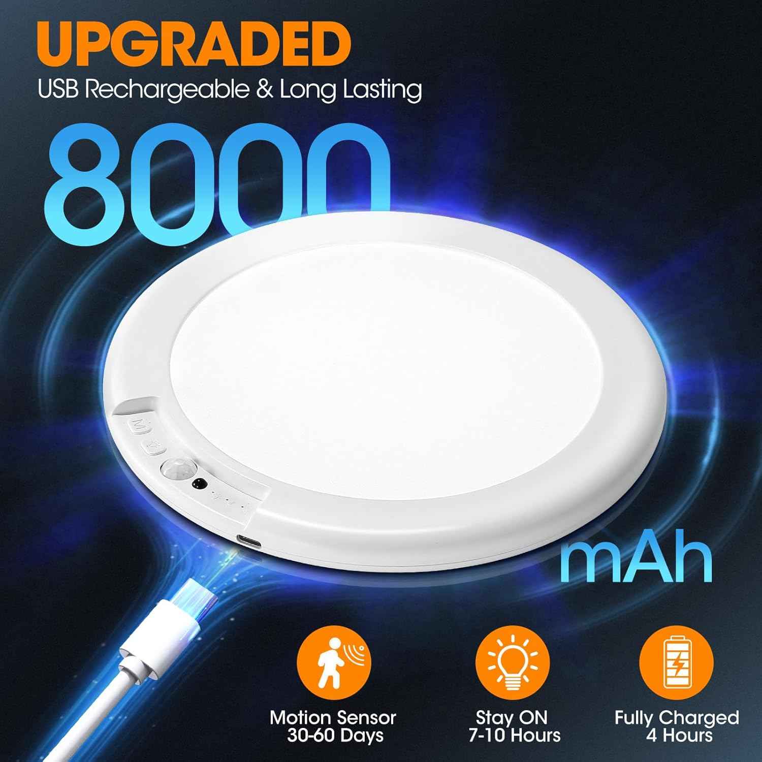 [Brand] Magnetic Ceiling Light – Wireless Minimalist Closet and Hallway Light, No Drilling