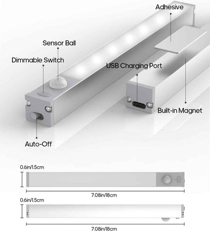 LumenGlow Ultra-Slim Cabinet Light – Clean-Line Wireless Lighting for Uncluttered Kitchens