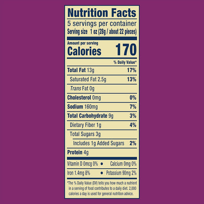 PLANTERS Dill Pickle Cashews 5oz Bags - Portable Protein Snack for Camping and Hiking