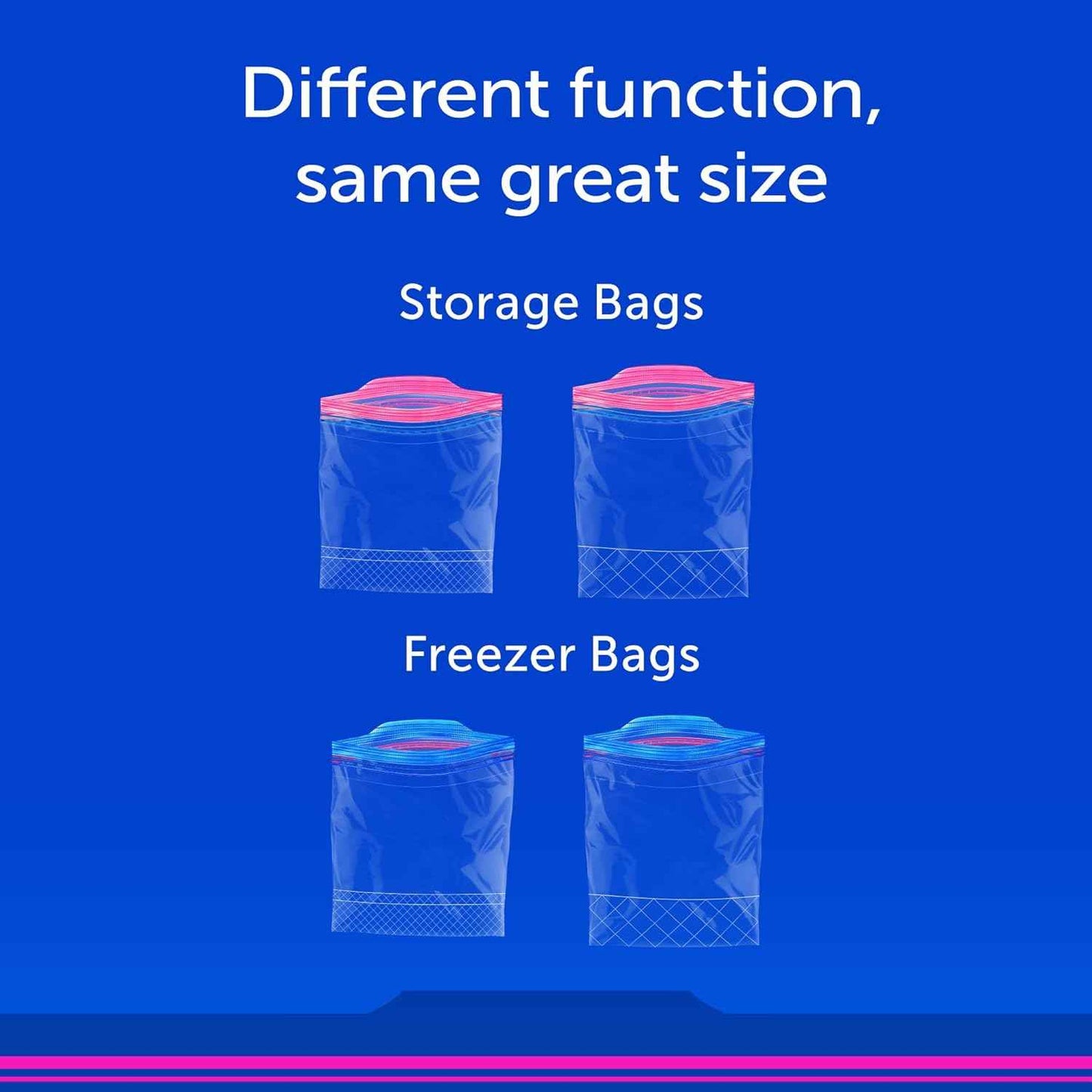 Ziploc Gallon Freezer Bags with Stay Open Design – Bulk Freezer Storage for Home Cooks