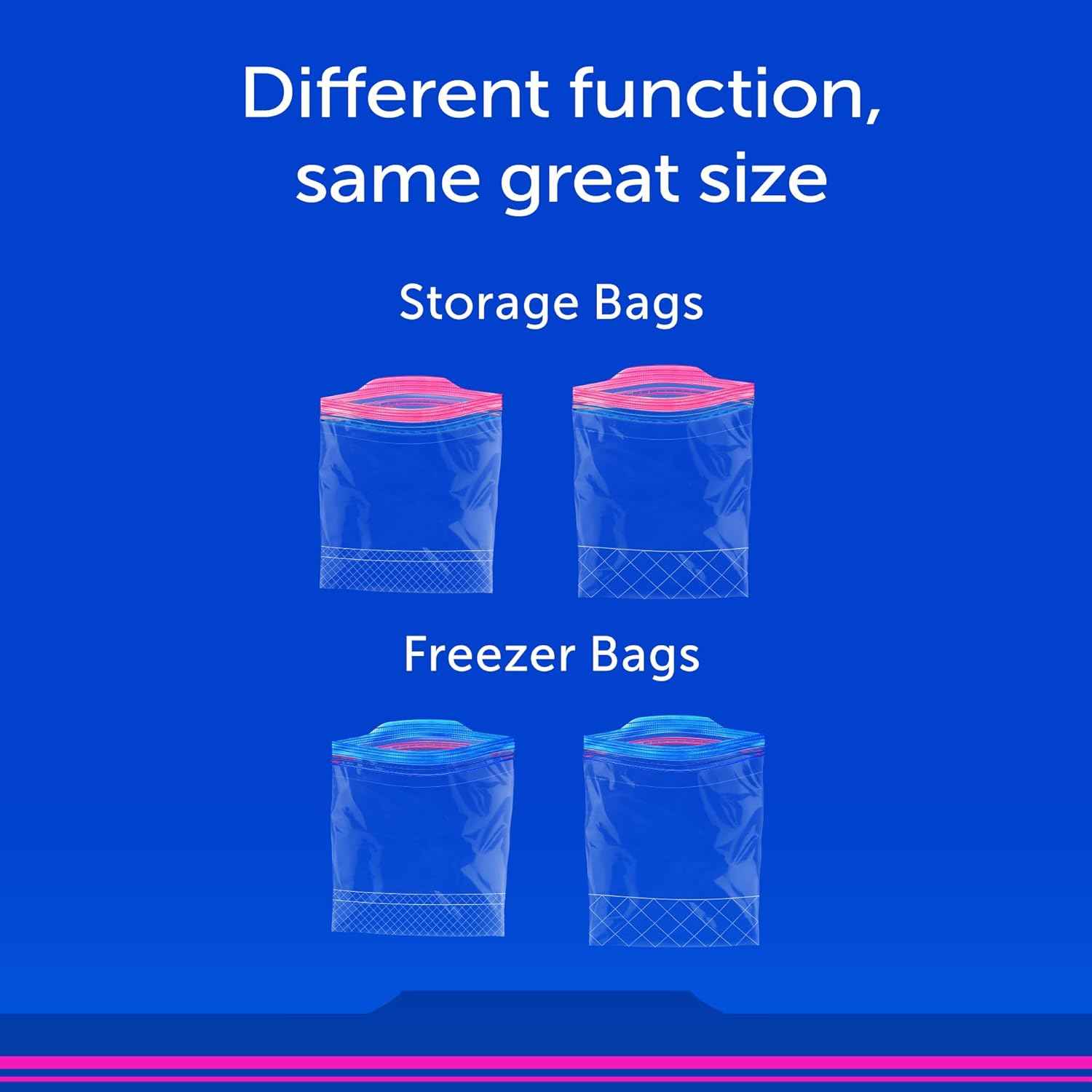 Ziploc Gallon Freezer Bags with Stay Open Design – Bulk Freezer Storage for Home Cooks