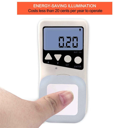 Uigos LED Night Light – Compact Plug-in Dusk to Dawn Light for Clean Modern Interiors, 6-Pack Set