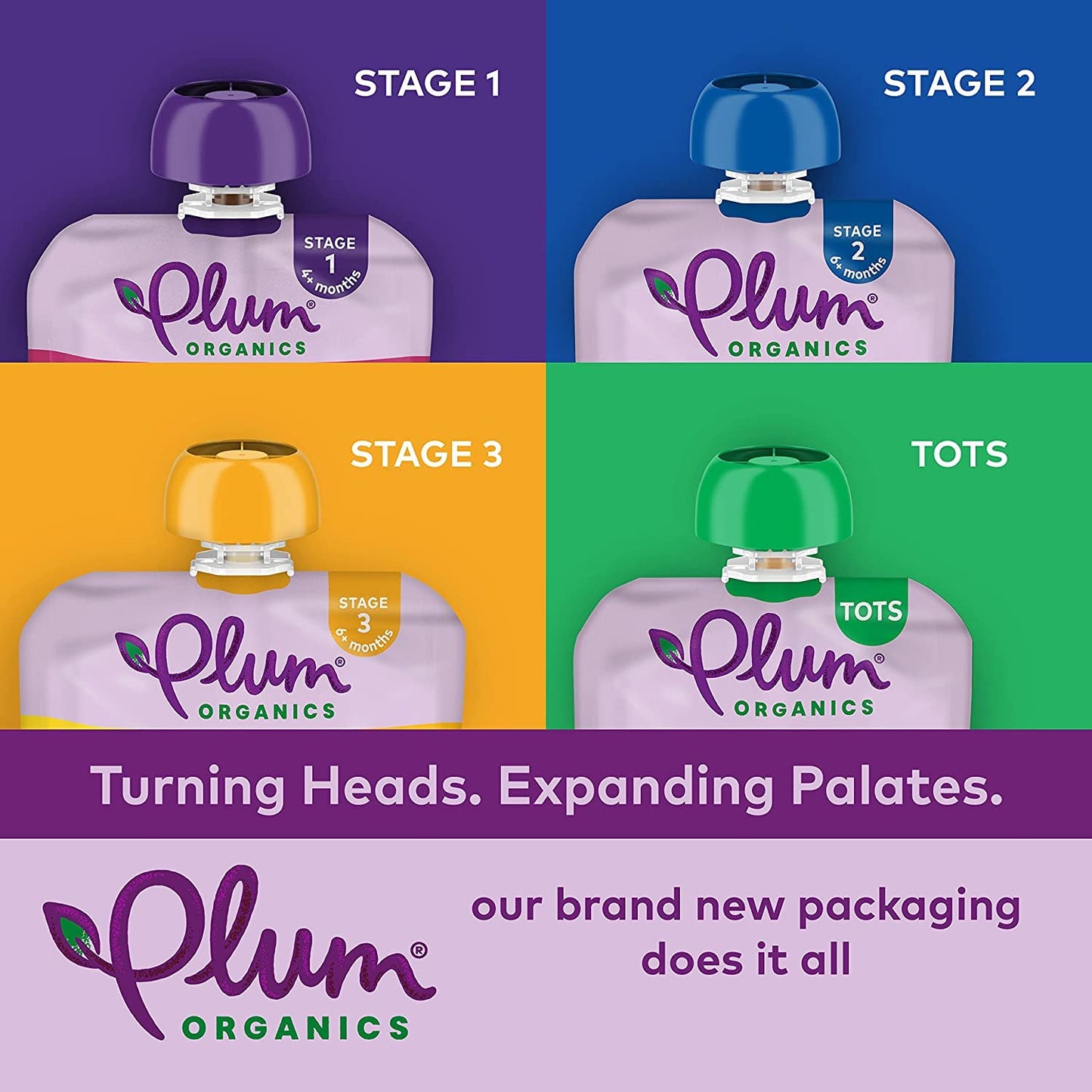 Plum Organics Mighty 4 Toddler Food Pouch – Daycare Lunchbox Snack for Picky Eaters 12+ Months