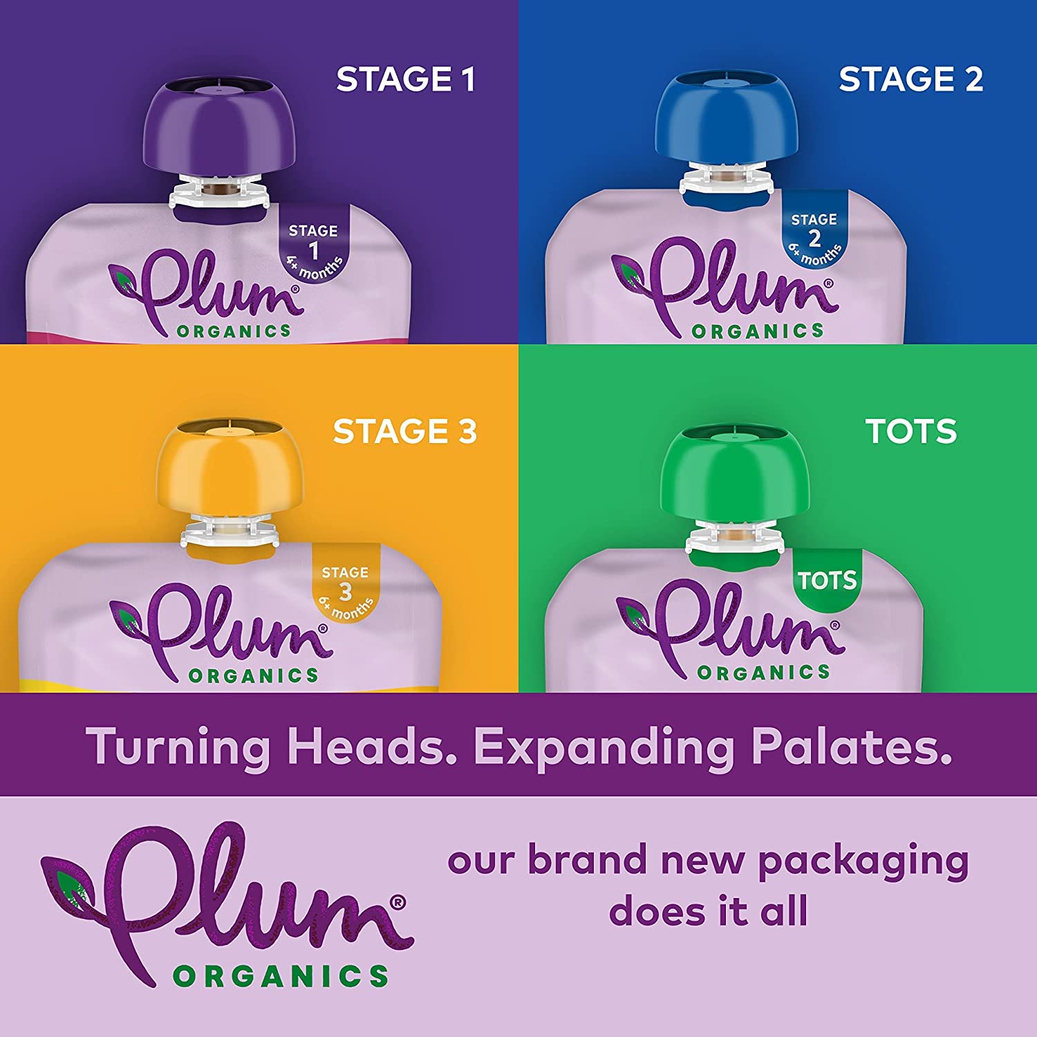 Plum Organics Mighty 4 Toddler Food Pouch – Daycare Lunchbox Snack for Picky Eaters 12+ Months