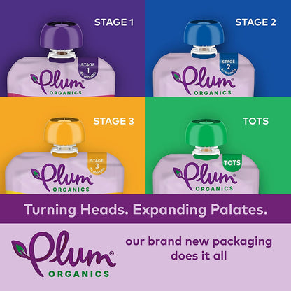 Plum Organics Mighty 4 Toddler Food Pouch – Daycare Lunchbox Snack for Picky Eaters 12+ Months