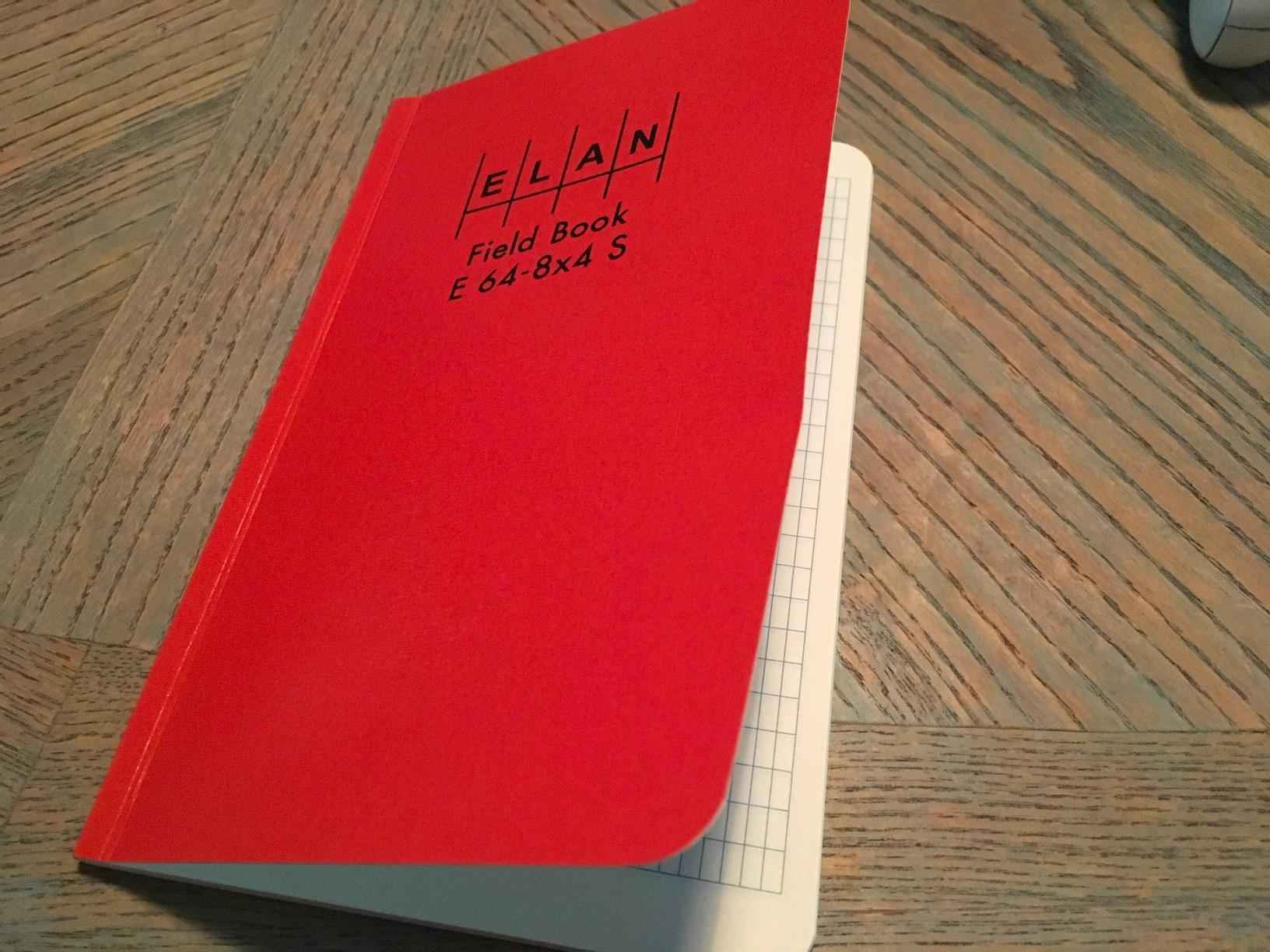Elan Publishing Company E64-8x4S Sewn Field Book 4 5/8 x 7 1/4 - Water-Resistant Notebook for Confident Wet-Weather Recording