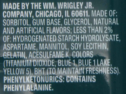 Extra Polar Ice Sugarfree Gum – Portable Chewing Gum for Outdoor Adventures, Pack of 2 (90 ct)
