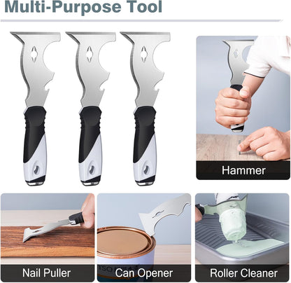 polished rust-proof stainless steel blade for durability and efficiency