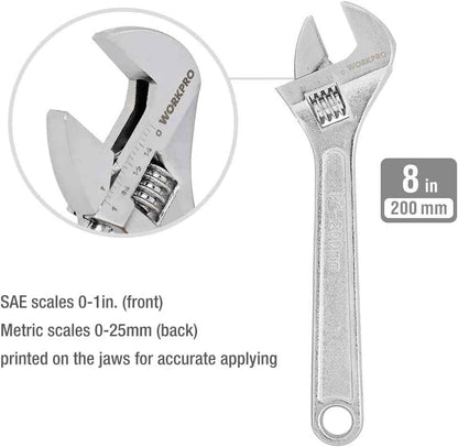 WORKPRO 6-Piece Pliers and Wrench Set – Efficient DIY Tool Kit for Furniture Assembly and Home Projects