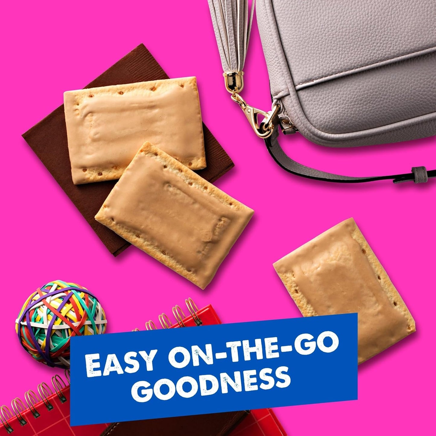 Pop-Tarts Frosted Brown Sugar Cinnamon Toaster Pastries – Grab-and-Go Breakfast for Busy Workdays, Pantry Pack of 32