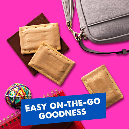 Pop-Tarts Frosted Brown Sugar Cinnamon Toaster Pastries – Grab-and-Go Breakfast for Busy Workdays, Pantry Pack of 32