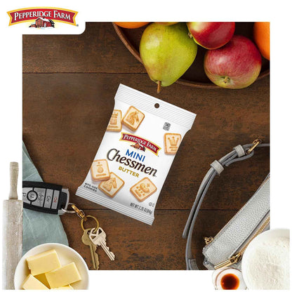 Pepperidge Farm Chessmen Minis Butter Cookies, 8 Snack Packs – Lunchbox Treats for School and After-School Snacking