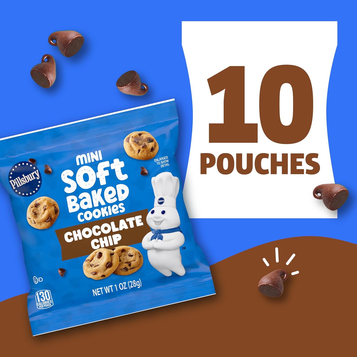 portable, grab-and-go pouch packaging sized for lunch boxes and backpacks