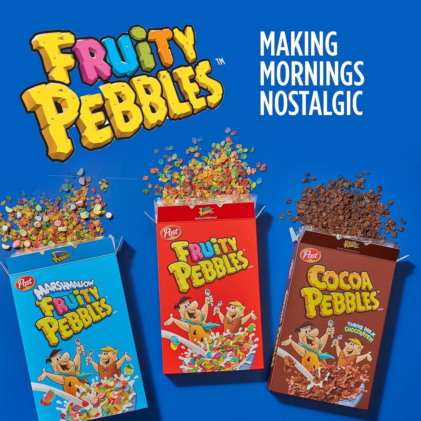 Post Fruity Pebbles Cereal – Better For You Breakfast Cereal for Dietary Restriction Homes
