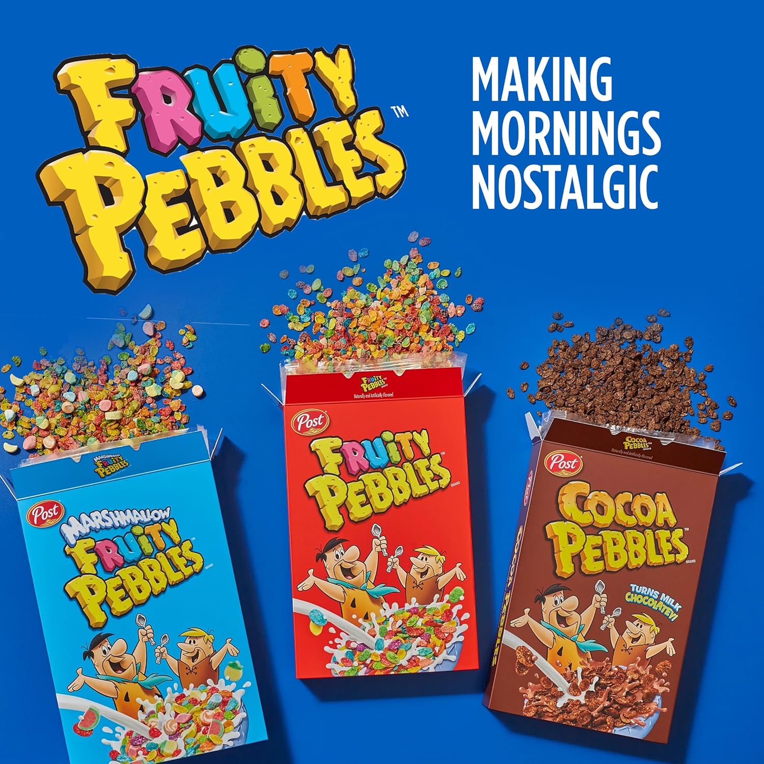 Post Fruity Pebbles Cereal – Better For You Breakfast Cereal for Dietary Restriction Homes