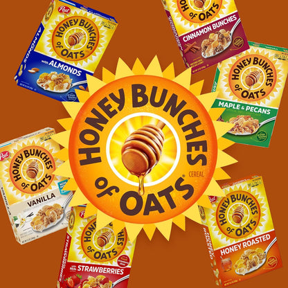 Post Honey Bunches of Oats with Almonds – Quick Breakfast Cereal for Busy Office and Work-From-Home Mornings