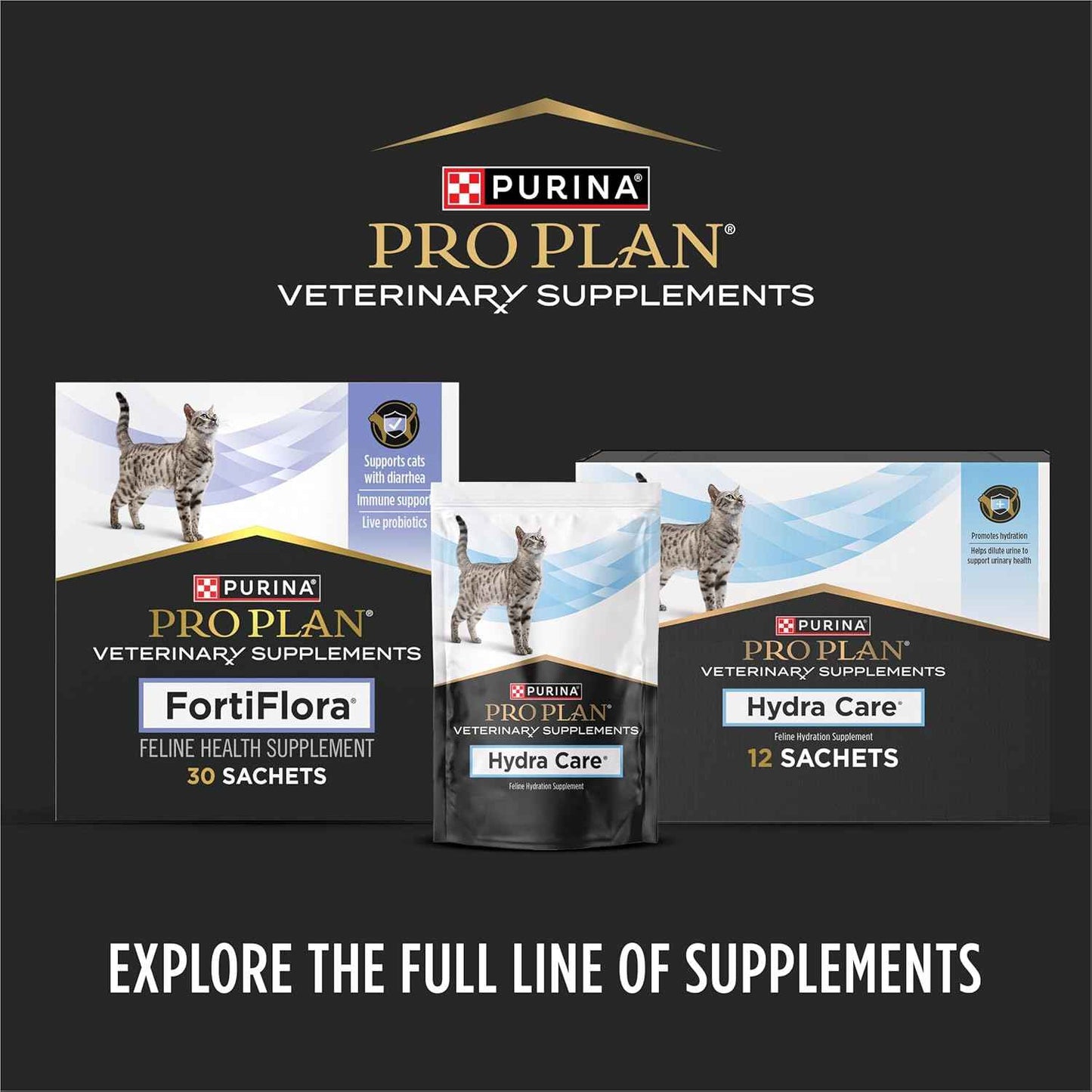 Pro Plan Veterinary Supplements FortiFlora Daily Probiotic Powder for Cats – At-Home Digestive Wellness Ritual with Liver Flavor and Immune Support