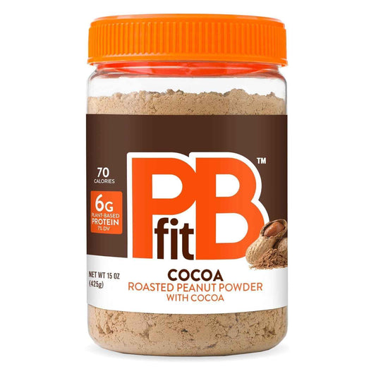 PBfit Peanut Butter Powder – Guilt-Free Shake Mix for Fitness Routines and Calorie-Conscious Kitchens, 60 Calories Per Serving