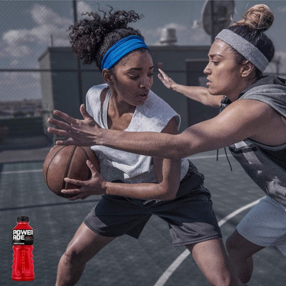 Powerade Fruit Punch – Electrolyte Replenishment for Post-Workout Recovery and Self-Care, 20oz 8 Pack