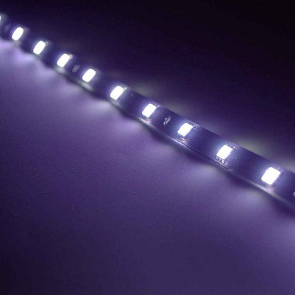 DC 12V 1Ft 12-LED Strip – Kid-Friendly Bedroom and Reading Nook Mood Light, Cool-Touch Peel-and-Stick