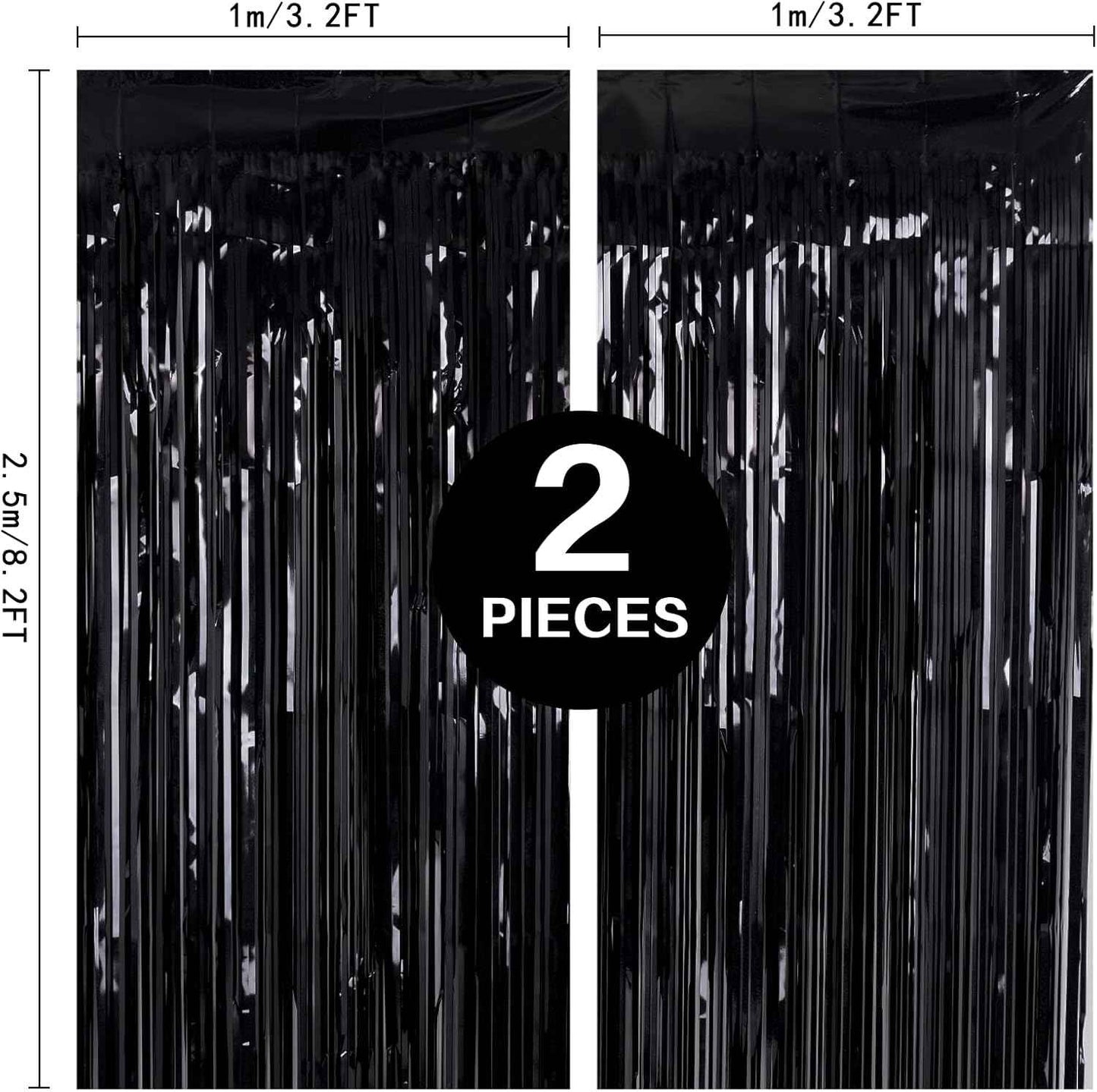 [Brand Name] Foil Fringe Curtain – Family-Friendly Kids Birthday Party Backdrop, Safe & Lightweight Decor Set