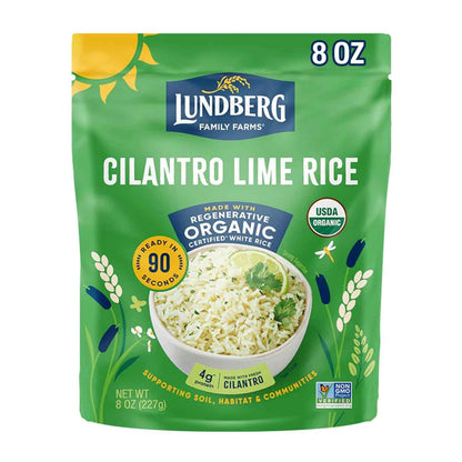 Lundberg Cilantro Lime Rice 5.5 Oz – Clean-Ingredient Pantry Staple for Mindful Meal Prep