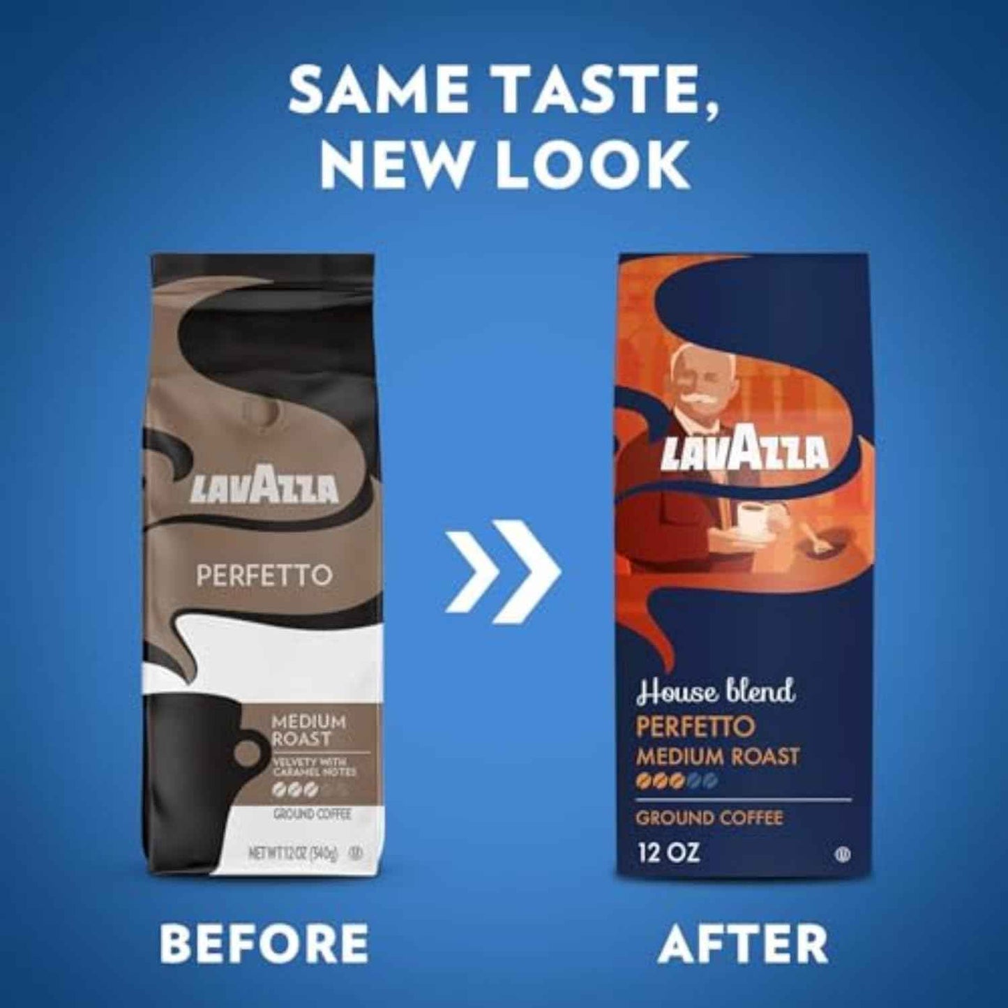 Lavazza House Blend Perfetto Ground Coffee 12oz – Italian Coffee Gift Basket for Mom on Birthday, Medium Roast 100% Arabica for Drip Brewers