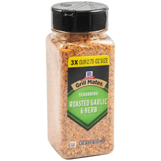 McCormick Grill Mates Roasted Garlic & Herb Seasoning Quick Weeknight Dry Rub for Indoor Broiler Dinners