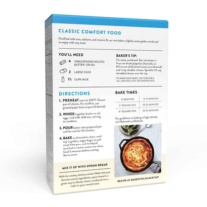 King Arthur Flour Gluten Free Cornbread + Muffin Mix – Nourishing Whole Grain Side for Mindful Home Cooking