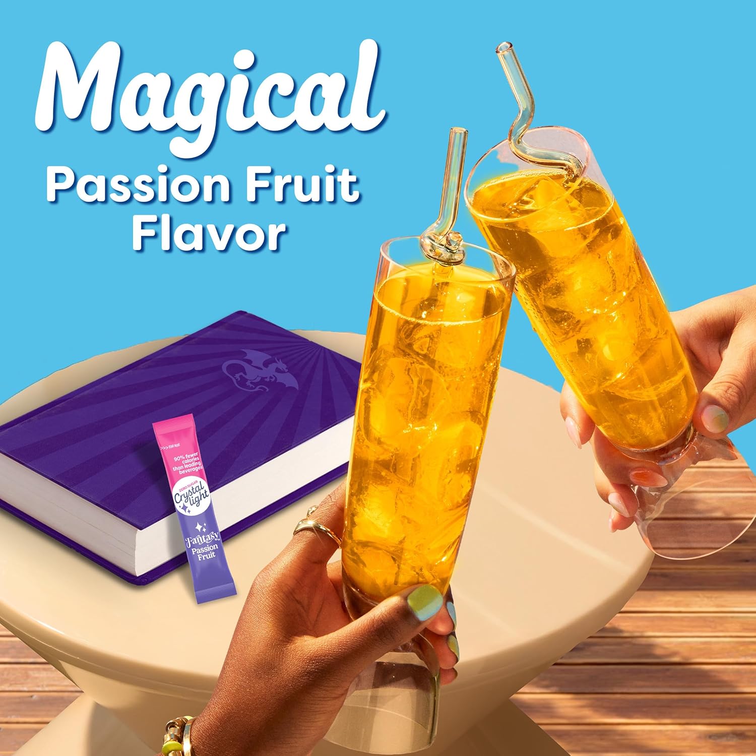 pre-portioned format mixes instantly into 2 cups of water without measuring
