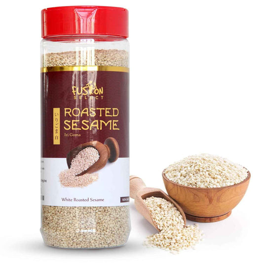 Fusion Select Toasted Black Sesame Seeds - No-Cook Pantry Shortcut for Quick Lunch Prep