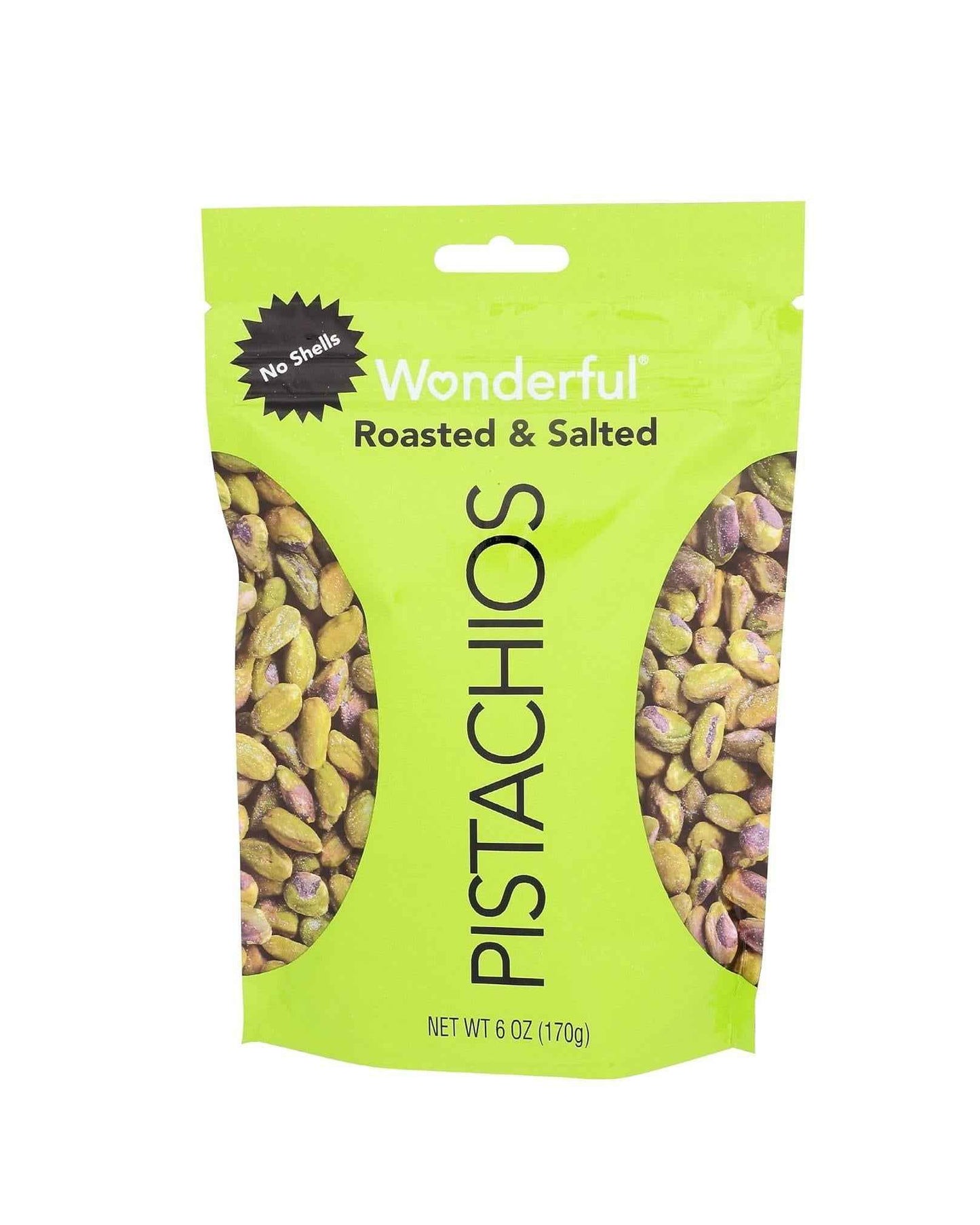 Wonderful Pistachios Roasted & Salted Shelled — Lunch Box Snack for School and After-School Pickups