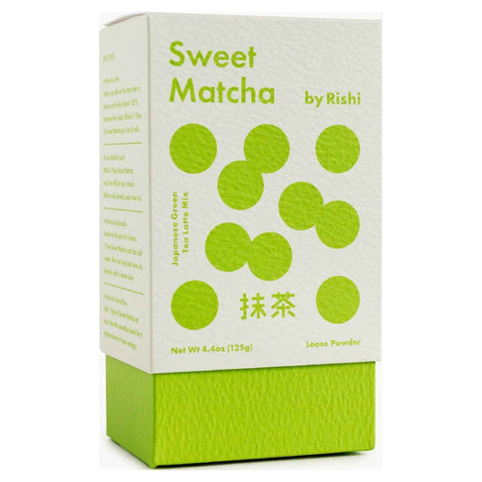 Rishi Tea Sweet Matcha – Pre-Sweetened Green Tea Sachets for Home Office Focus and No-Mess Caffeine Breaks