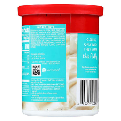 Duncan Hines Gluten-Free White Frosting as a Thoughtful Hostess Gift for Halloween Party Hosts, 14 oz