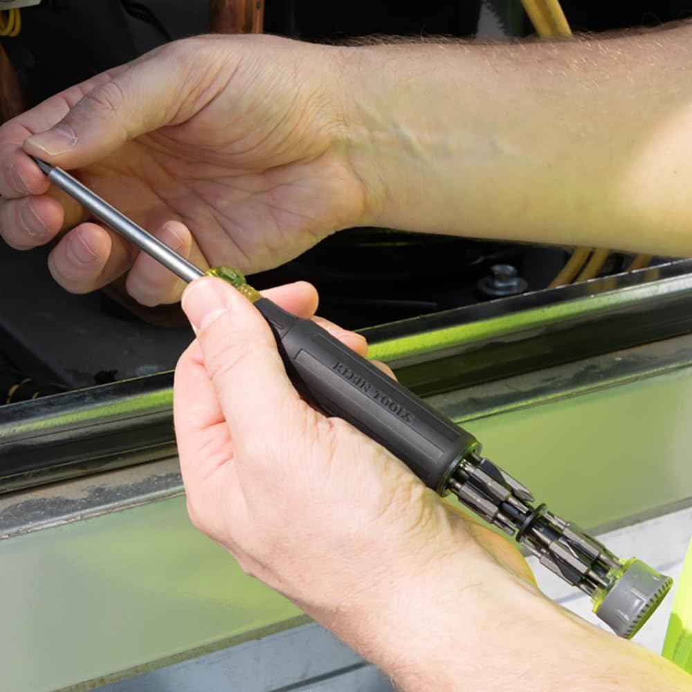 Klein Tools 32327 Precision Screwdriver Set 27-in-1 Multi-Bit Driver for IT Technicians and Server Room Repairs