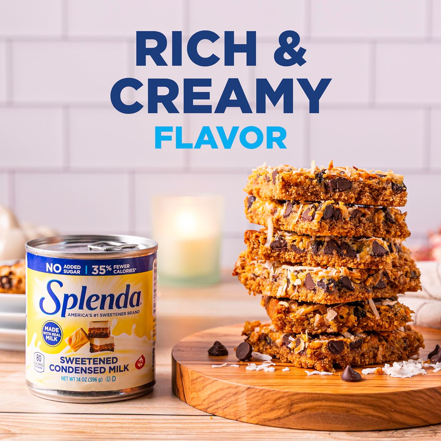 produced by heartland food products group under the trusted splenda brand