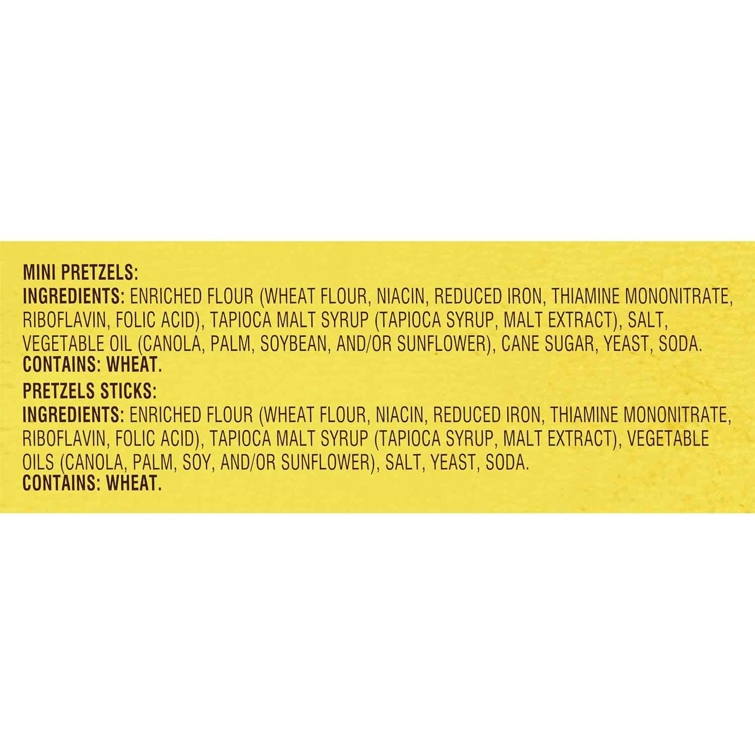Snyder's of Hanover Kids Pretzel Snack Pack – Peanut-Free Lunch Box Variety, 36 Individually Wrapped Bags